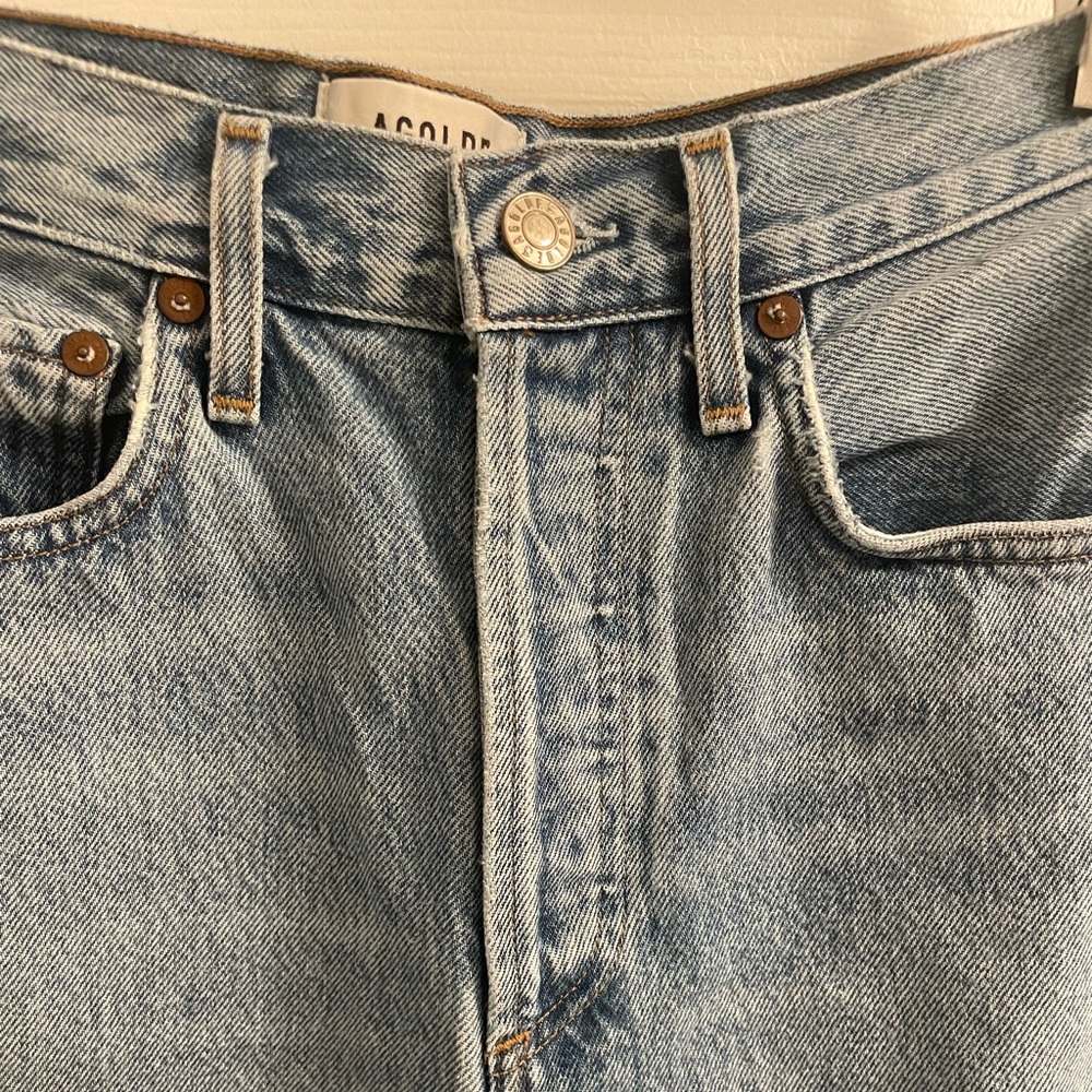 Agolde Riley High Rise Straight Crop - Picture 6 of 9